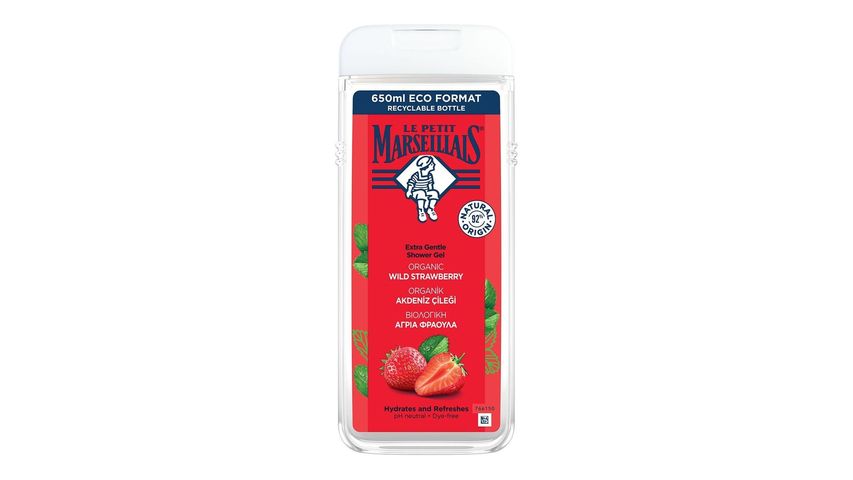 Le Petit Marseillais Mediterranean Strawberry Shower Gel 650 ml