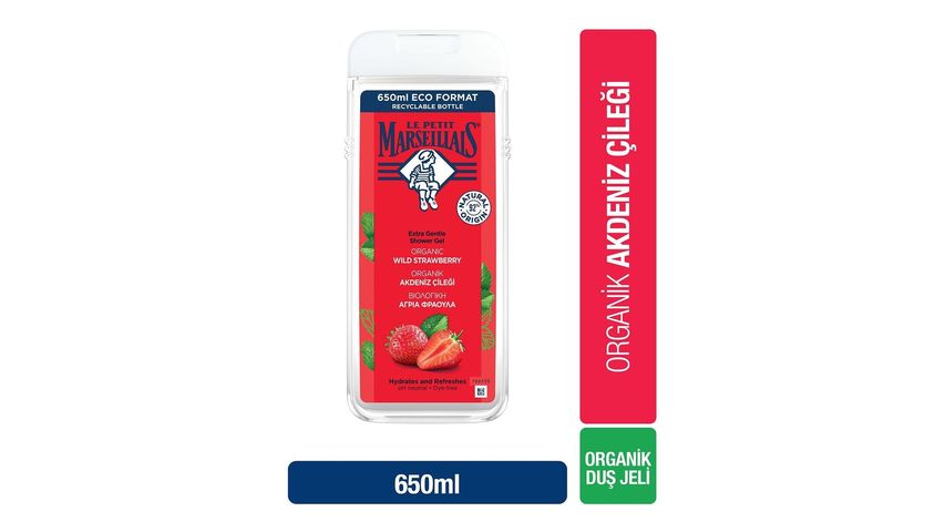 Le Petit Marseillais Mediterranean Strawberry Shower Gel 650 ml