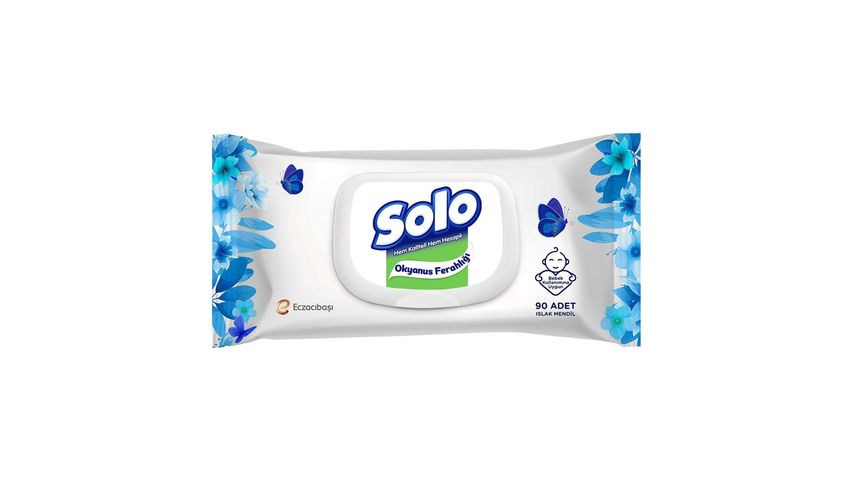 Solo Ocean Freshness Wet Wipes 90 pcs