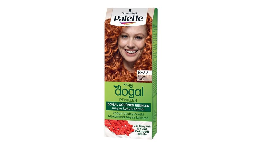 Palette Kalıcı Doğal Renkler Saç Boyası 8.77 Tarçın Bakır