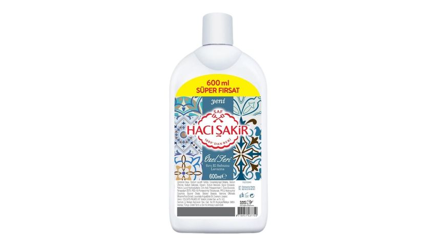 Hacı Şakir Special Series Liquid Hand Soap 600 ml