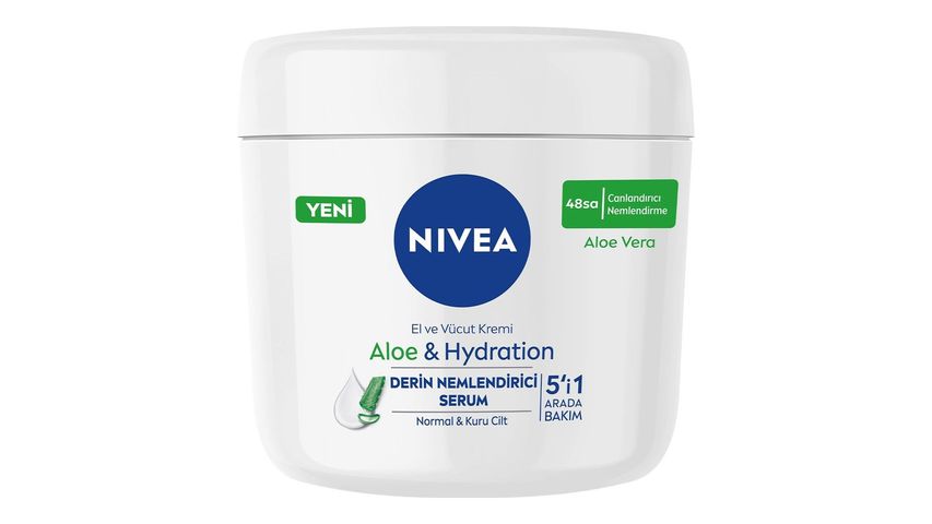 Buy Nivea Aloe Vera Hand and Body Care Cream 400 ml | Yemeksepeti Market,  Buca (zmir) -