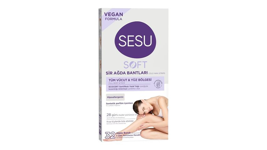 Sesu Oat Oil Wax Strips 32 Pieces