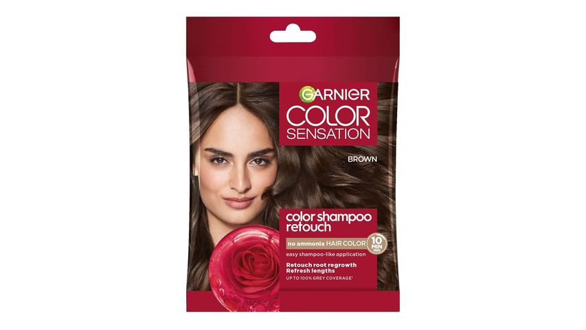 Garnier Color Shampoo Retouch Şampuan Kolaylığında Dip Boyası, Kahve 4.0