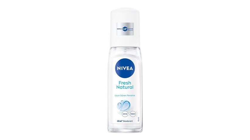 NIVEA Kadın Pump Sprey Deodorant Fresh Natural 75 ml