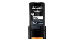 L'Oreal Paris Men Expert Total Clean 5'i 1 Arada Kömürlü Duş Jeli 300 ml