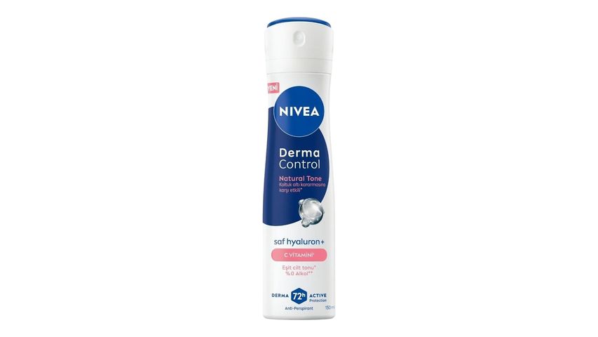 Nivea Women Spray Deodorant Derma Control Natural Tone 150 ml