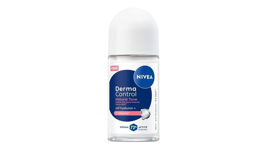 NIVEA Kadın Roll-on Deodorant Derma Control Natural Tone 50 ml