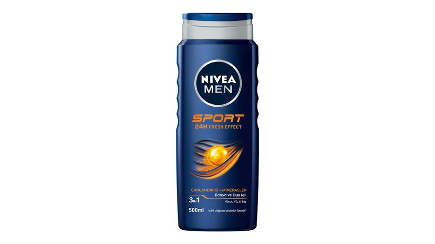 NIVEA MEN Erkek Duş Jeli Sport 500 ml