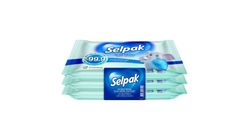 Selpak® Antibakteriyel Islak Cep Mendil 3 x 10 Yaprak - 3 Katlı