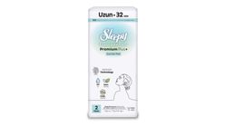 Sleepy Bio Natural Uzun Günlük Ped 32'li
