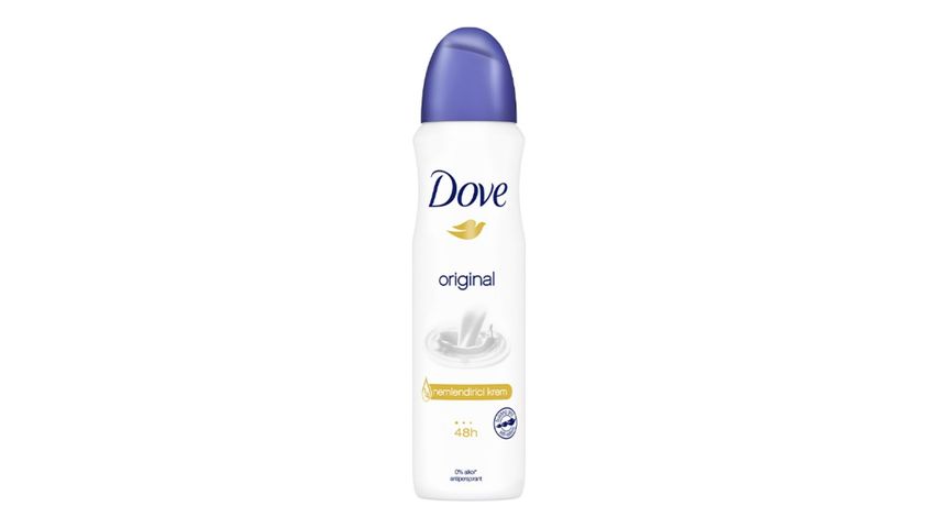 Dove Women's Spray Deodorant Antiperspirant Original 150 ml