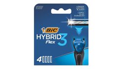 Bic Flex 3 Hybrid Replacement Razor Blade Cartridges (4-Pack)
