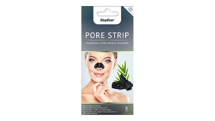 StopEver Charcoal Pore Strip Siyah Nokta Bandı 6 Adet