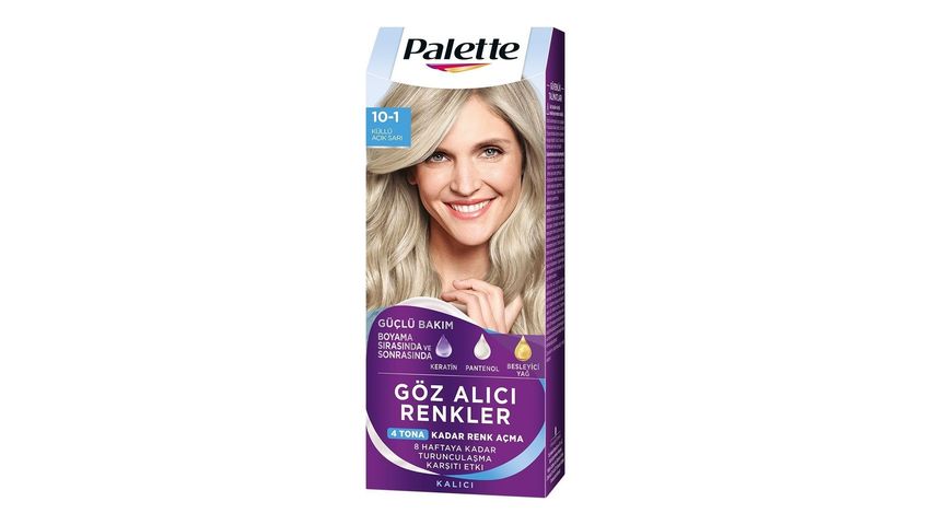 Palette Eye-Catching Colors Hair Dye 10.1 Ash Light Blonde 50 ml