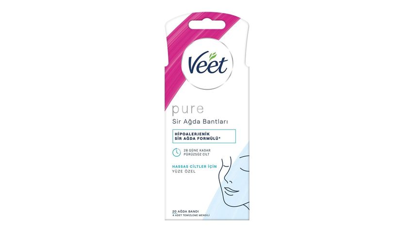 Veet Pure Sir Ağda Bantları 20'li