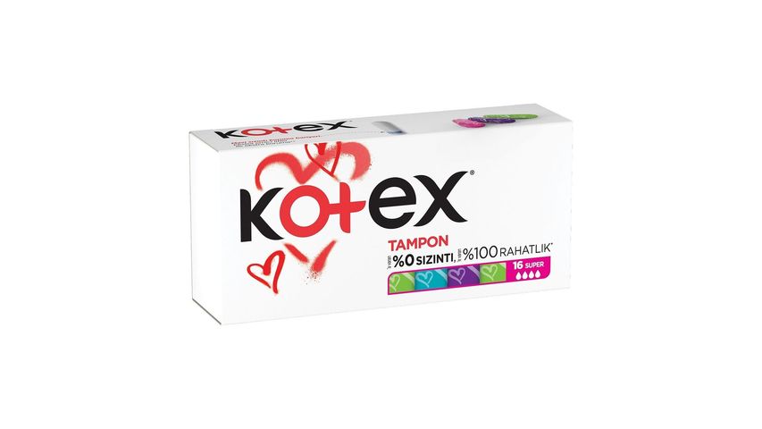 Kotex Tampon Süper 16'lı