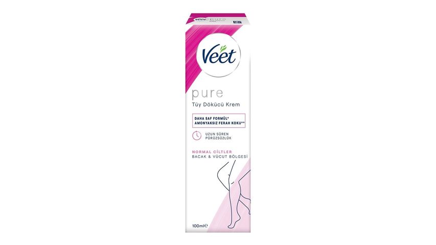 Veet Pure Normal Ciltler İçin Tüy Dökücü Krem 100 ml