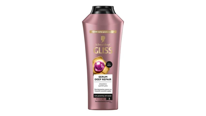 Gliss Serum Deep Repair Repairing Biotin Complex & Peony Flower Extract Shampoo 400 ml