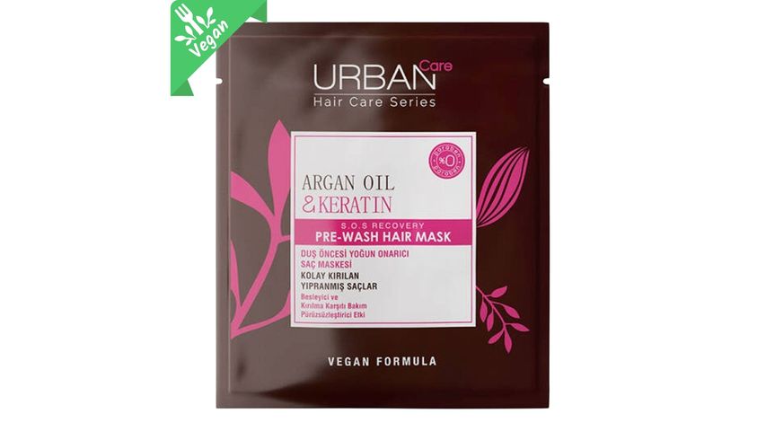 Urban Care Argan Oil & Keratin Pre-Shower Mask Vegan 50 ml