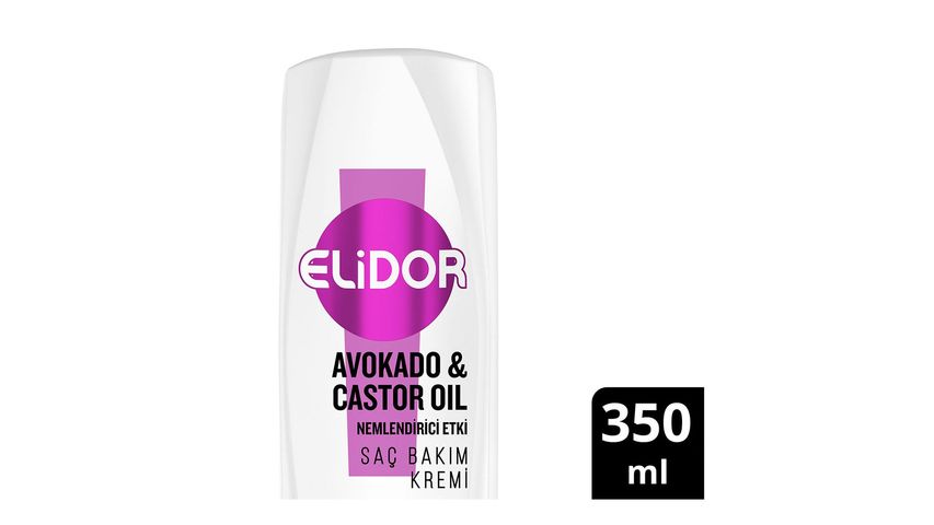 Elidor Hair Conditioner Avocado & Castor Oil Moisturizing Effect 350 ml