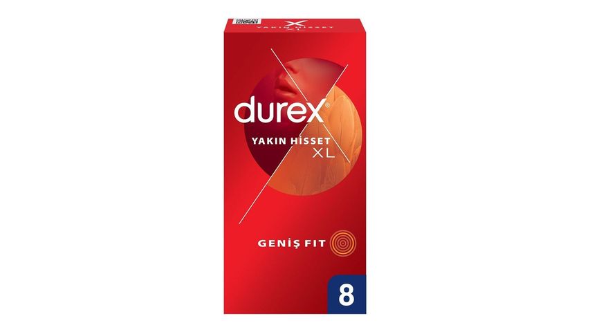 Durex Yakın Hisset XL Prezervatif 8'li