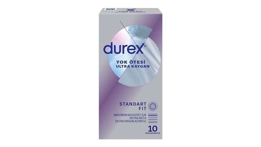 Durex Beyond Nothing Ultra Lubricated Thin Condoms 10 Pack