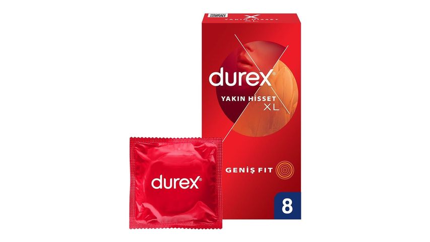 Durex Yakın Hisset XL Prezervatif 8'li