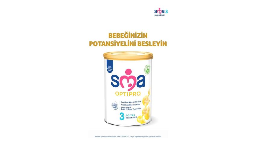Sma Optipro 3 1-3 Yaş Devam Sütü 400 g