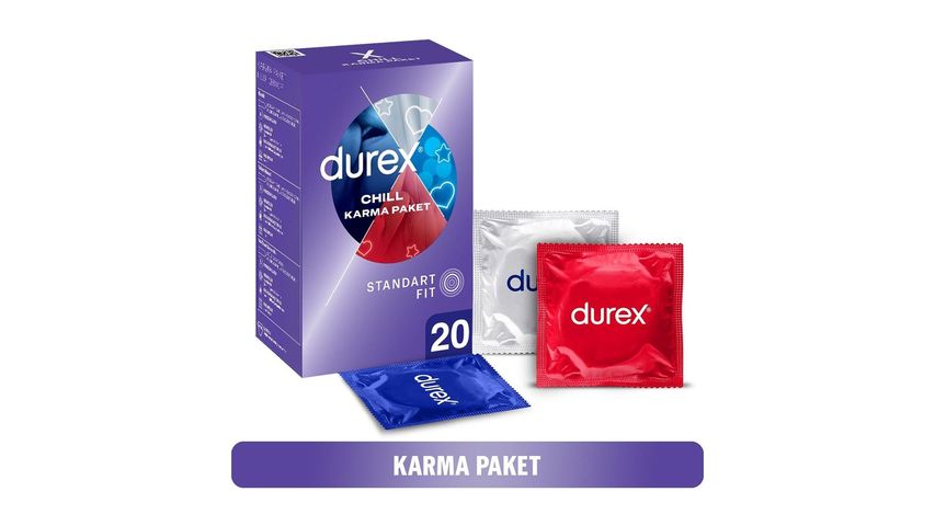 Durex Chill Karma Paket Prezervatif 20'li