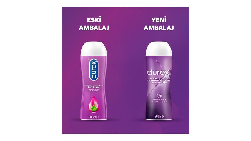 Durex Aloe Vera 2 in 1 Lubricant & Massage Gel 200 ml