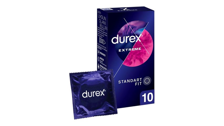 Durex Extreme Geciktiricili ve Tırtıklı Prezervatif 10'lu