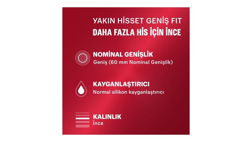 Durex Yakın Hisset XL Prezervatif 8'li