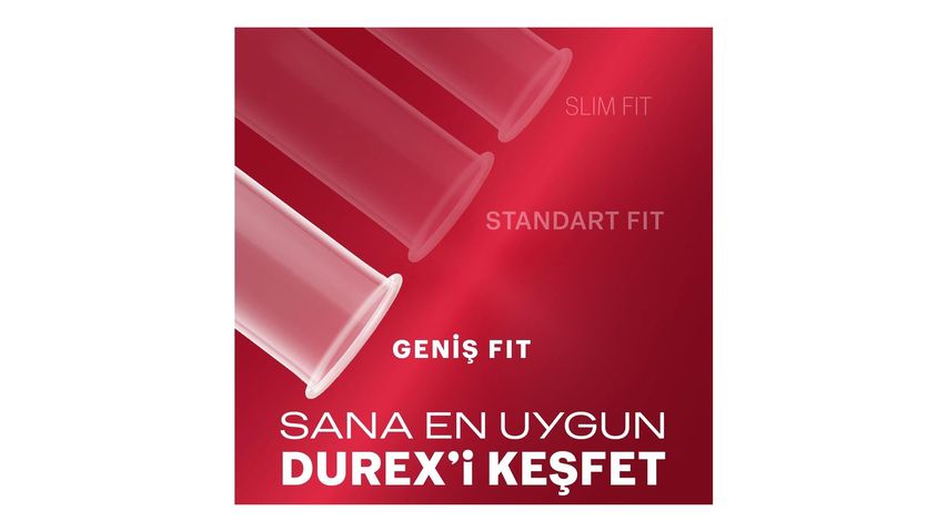 Durex Yakın Hisset XL Prezervatif 8'li