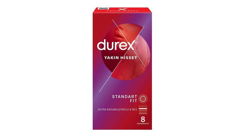 Durex Yakın Hisset Prezervatif 8'li