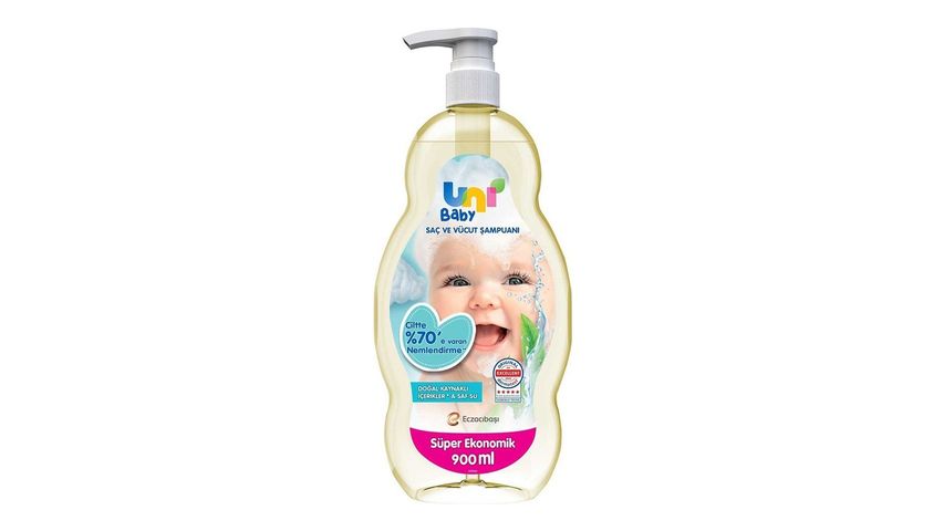 Uni Baby Saç ve Vücut Şampuanı 900 ml