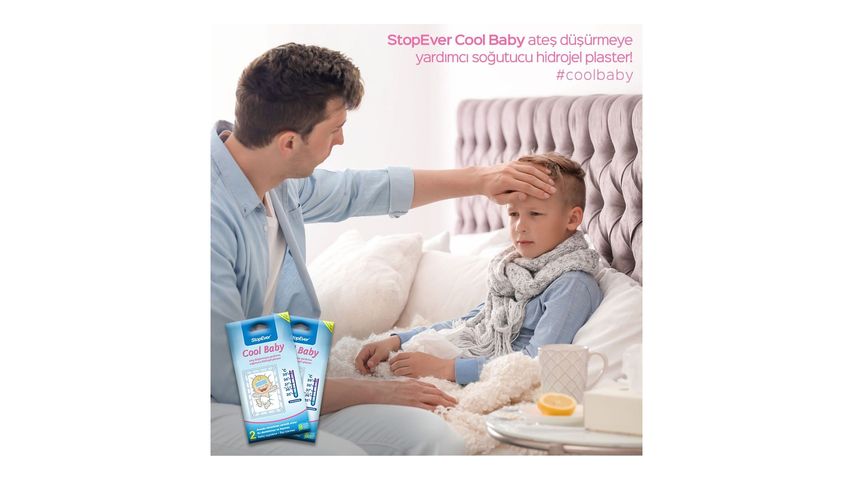 StopEver Cool Baby Ateş Düşürmeye Yardımcı Plaster