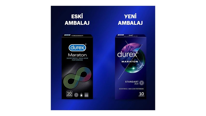 Durex Maraton Geciktiricili Prezervatif 10'lu