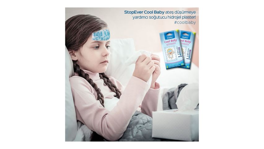 StopEver Cool Baby Ateş Düşürmeye Yardımcı Plaster