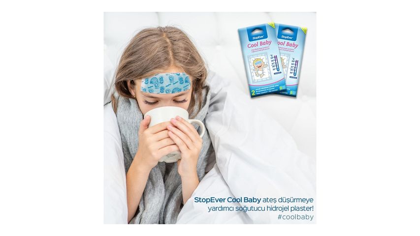 StopEver Cool Baby Ateş Düşürmeye Yardımcı Plaster