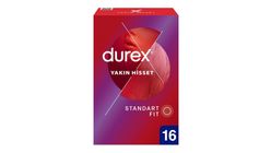Durex Yakın Hisset Standart Fit İnce Prezervatif 16'lı