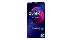 Durex Intense Uyarıcı Jelli ve Tırtıklı Prezervatif 10'lu