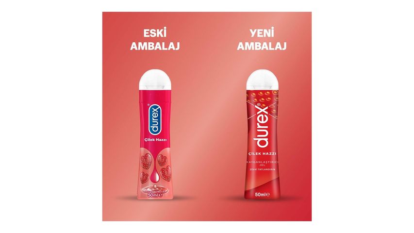 Durex Çilekli Kayganlaştırıcı Jel 50 ml