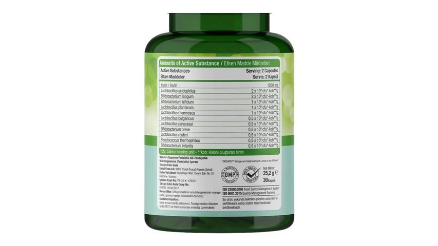 Nature's Supreme Probiotic 5B 30 Kapsül