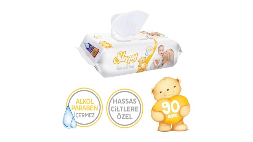 Sleepy Sensitive Islak Havlu 90'lı