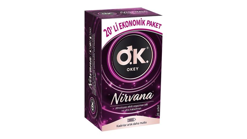 Okey Nirvana Ekonomik Prezervatif 20'li