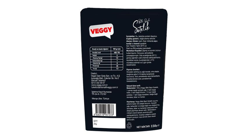 Veggy Plant-Based Sauté 150 g