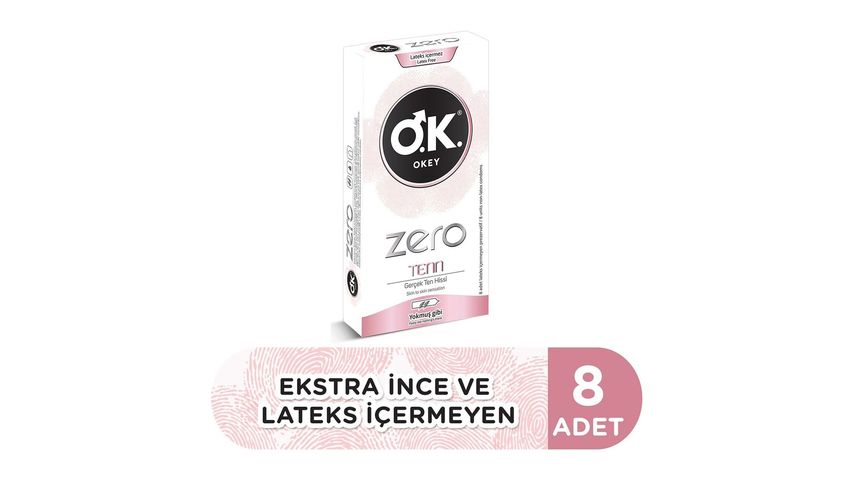 Okey Zero Tenn Prezervatif 8'li