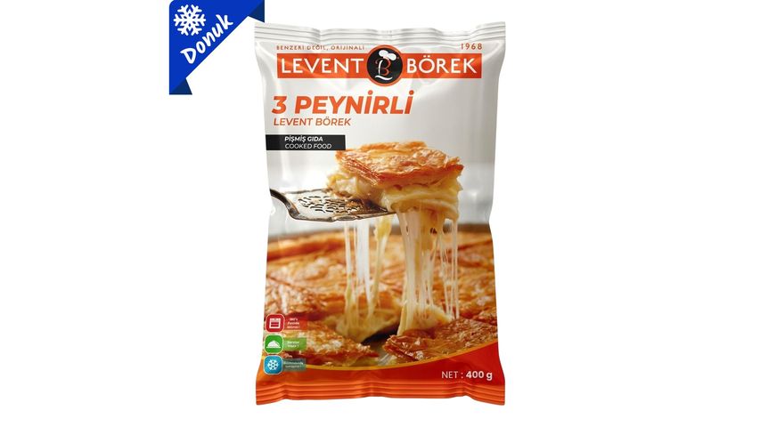 Levent Börek Dondurulmuş 3 Peynirli Börek 400 g