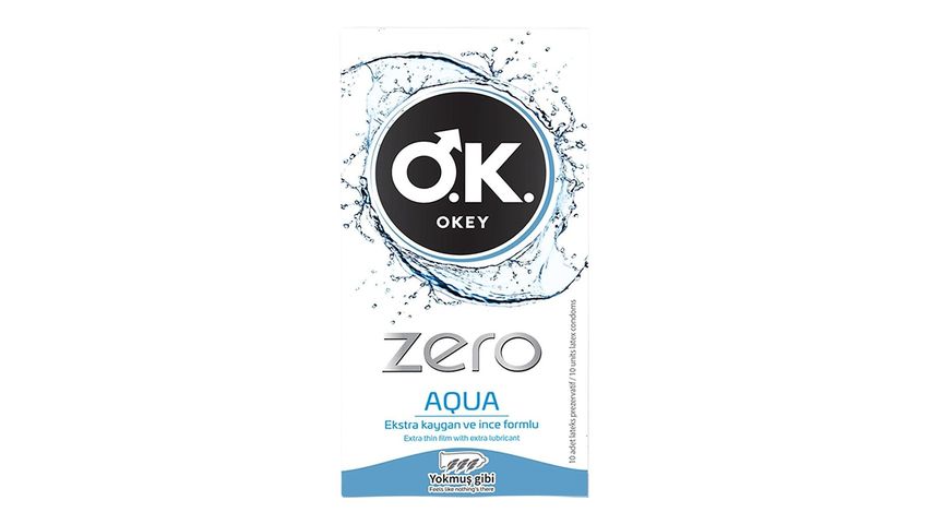 Okey Zero Aqua Prezervatif 10'lu